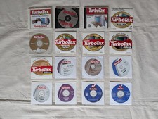 Intuit TurboTax Microsoft Windows Tax Software 1994-2005 Lot of 16 CD's picture