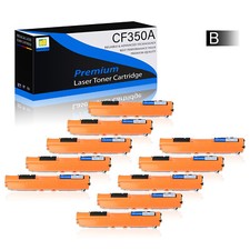 10 PACK Black CF350A 130A Toner For HP Color LaserJet MFP M275 M175nw M176n picture