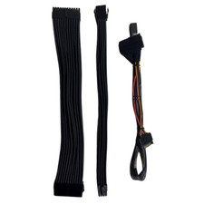 Lot of 8-Pin PCIe Power Cables & U.2 NVMe to MiniSAS Data Cables for ATX PSU picture