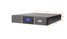 Eaton 9PX 9PX1500RTN-L Lithium ion UPS, 2U, 1500 VA, 1350 W, 5-15P Input, Output picture