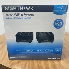 NETGEAR Nighthawk AX3000 Mesh WiFi 6 System, Router + 1 Satellite Extender picture
