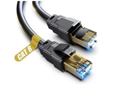 Vabogu Cat 8 Ethernet Cable 100FT, Heavy Duty 26AWG High Speed 40Gbps 2000MHz picture