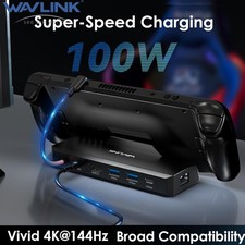 WAVLINK Docking Station 4K@120Hz for Steam Deck ROG Ally 4K@144Hz HDMI 2.1 100W picture