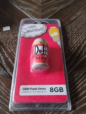  SIMPSONs Duff Beer  8GB USB Flash Drive  New / Unopened * Rare picture