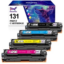 HaloFox Compatible Toner for Canon 131 131H imageClass LBP7110CW 4 Pack picture