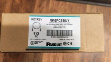 10 pc - Panduit 5ft Category 6 UTP RJ45 Patch Cable Blue NK6PC5BUY – New Sealed picture