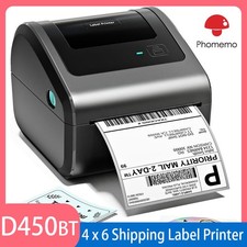 Phomemo D450BT Shipping Labels Printer 4 x 6 Label Printer Thermal Printer US picture
