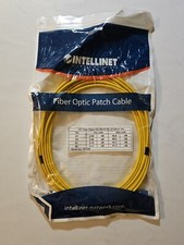 SM ST/LC 9/125um OS2 Fiber Optic Patch Cable, 1m (Yellow)(NOS)(QTY 1 ea)A04-2 picture