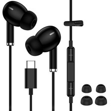 USB Wired Earbuds Headphone Headset Earphone USBC Earbuds with Mic picture
