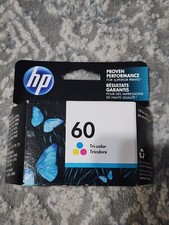 HP 60 (CC643WN#140) Tri-Color Ink Cartridge Factory Sealed NIB 2017 picture