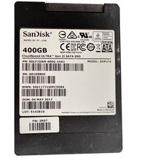 SanDisk 400GB CloudSpeed Ultra Gen1 SATA 6Gb/s 2.5