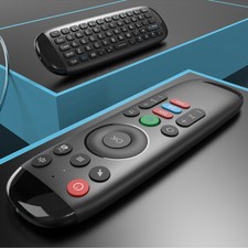 Universal 2.4G USB Air Fly Mouse Color Backlight Keyboard Voice Remote Control picture