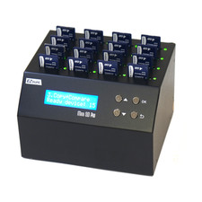 EZ Dupe 1 to 15 Secure Digital & MicroSD Duplicator Cloner 25MBps DM-FD0-8SD15B picture