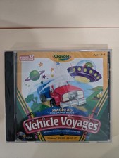 Crayola Vehicle Voyages MAGIC 3D COLORING BOOK _Age 3 -7 picture