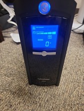 CyberPower CP1350AVRLCD 1350VA Battery Backup, Needs New Battery. Sold As Is.  picture