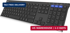 HB192 Universal Bluetooth Keyboard Multi-Device Stainless Steel Full Size Wirele picture