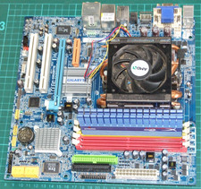 Gigabyte GA-MA69GM-S2H ATX motherboard + AMD Athlon 64 X2 6000+ CPU & 512Mb Ram picture