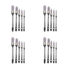 Durable Round Tip Paint Brushes for Baseboards Grout and Furniture Edge Painting picture