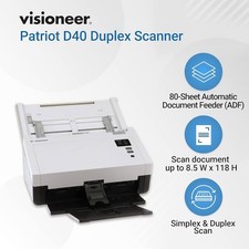 Lot of 8 Visioneer Patriot D40 Duplex Scanners - Units Only (No Adapter) picture