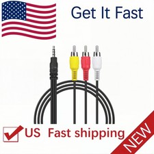 AV A/V TV-OUT Cable Cord Lead For Philips Portable DVD Player DCP850 37 PET1031 picture