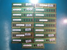 (lot of 17) 1GB (1Rx8) Memory Upgrade Ram Fits  10600 DIMM DDR3 USED MIXED LOT picture