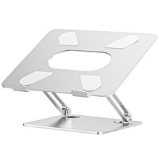 BoYata Laptop Stand, Adjustable Multi-Angle Riser, Up to 17 Inches, Silver picture