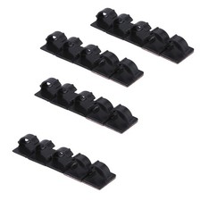 20 Pack Self-Adhesive Wire Tie Cable Clamp Clip Holder For Car Dash Camera D picture