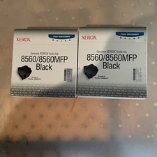 Lot Of 2 6 Packs Genuine Xerox 108R00727 Black Ink for Phaser 8560/8560Mfp picture