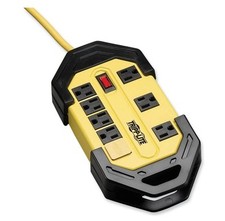 Tripp Lite TLM815NS 8-Outlet Safety Power Strip w/ 15' Cord - Yellow/Black New picture