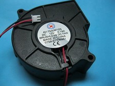 4 pcs Brushless DC Blower Fan 12V 7530S 75x75x30mm 2 Wire Sleeve Bearing New picture