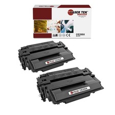 2Pk LTS 55X CE255X Black HY Compatible for HP LaserJet P3011 P3015 P3015d Toner picture