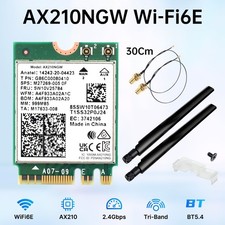 Fenvi WiFi Card AX210NGW Laptop M.2 WiFi 6E BT5.4 5400Mbps Adapter with Antennas picture