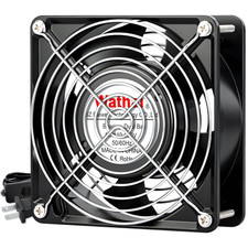 AC 12038 120Mm X 38Mm 110V 120V Dual Ball Metal Cooling Axial Fan High Airflow picture