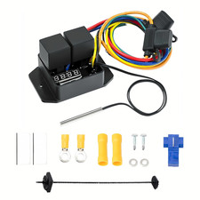 Digital Thermatic Fan Switch Kit #0444,12V and 24V, Adjustable Temperature Range picture