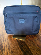 Authentic TUMI Alpha Black Ballistic Nylon Padded Laptop Sleeve / Portfolio Case picture