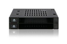ICY DOCK Dual 2 Bay 2.5” SSD & HDD Dock Tool-Less Hot-Swap SATA / SAS Mobile Rac picture