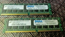 Dell Micron 1GB Total (2x512MB) DDR 400 PC-3200 CL3 ECC DIMM (MT18VDD6472AG40BG) picture