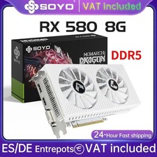 SOYO Radeon RX 580 8GB GDDR5 Graphics Card PCIe 3.0 x16 Gaming GPU picture