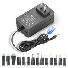 ALITOVE 12 Volt Power Supply 3A 36W Universal AC Adapter 100-240V Black  picture