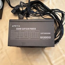 Apevia Captain Power CAPTAIN550W 550W ATX Non-Modular SATA PSU Black picture
