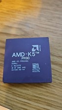 AMD-K5 PR90 AMD-K5-PR90ABQ E9621DPK Socket 7 90 MHz Ceramic CPU Vintage Tested picture