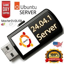 Ubuntu Server 24.04.1 LTS Bootable USB (64-bit, Legacy & UEFI Compatible) picture