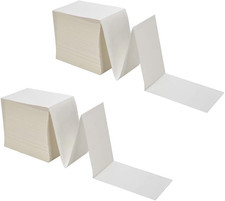 Fanfold 4x6 Direct Thermal Labels White Perforated Shipping Labels Pack of 2000 picture