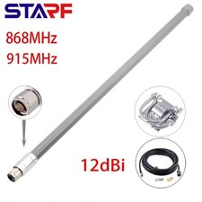 Optimised Tuned Helium Fiberglass Aerial Antenna 12dBi 868MHz 915MHz picture