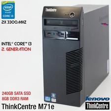 IBM LENOVO THINKCENTRE M71E 3129 A4G Computer PC 240GB SSD RS-232 Windows 10 picture
