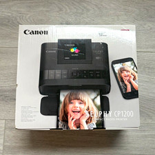 Canon SELPHY CP1200 Compact Wireless Photo Printer- OPen box everything inside picture