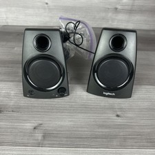 Genuine Logitech Z130 2 Piece Multimedia Stereo Speakers w/ Adapter - FREE S/H picture