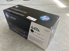 HP 647A Black Toner Laserjet Cartridge NEW Sealed Box Genuine CE260A NIB picture