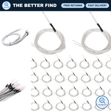 30-Pack 3D Printer Thermistor NTC 3950 100K Ohm - High Precision Temperature Sen picture
