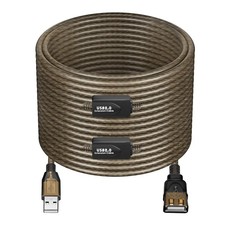 USB 2.0 Type A Male to A Female Active Repeater Extension Cable30/75ft picture